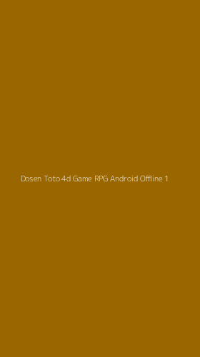 Tampilan Antarmuka Aplikasi Dosen Toto 4d Game Rpg Android Offline - 1