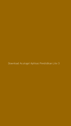 Tampilan Antarmuka Aplikasi Download Acutogel Aplikasi Pendidikan Lite - 3