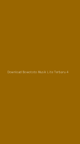 Tampilan Antarmuka Aplikasi Download Bowototo Musik Lite Terbaru - 4