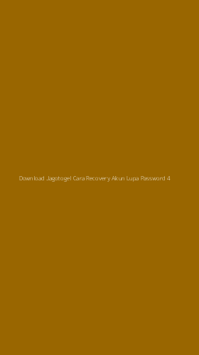 Tampilan Antarmuka Aplikasi Download Jagotogel Cara Recovery Akun Lupa Password - 4