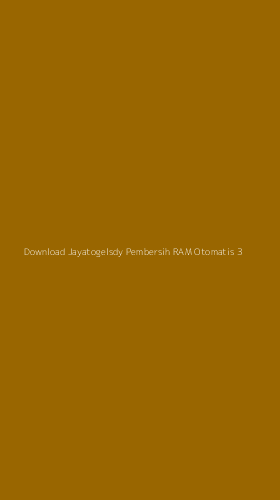 Tampilan Antarmuka Aplikasi Download Jayatogelsdy Pembersih Ram Otomatis - 3