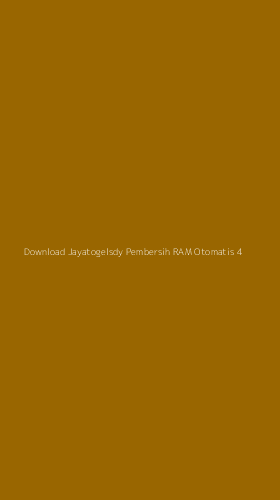 Tampilan Antarmuka Aplikasi Download Jayatogelsdy Pembersih Ram Otomatis - 4