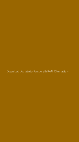 Tampilan Antarmuka Aplikasi Download Jogjatoto Pembersih Ram Otomatis - 4
