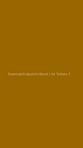 Tampilan Antarmuka Aplikasi Download Kudustoto Musik Lite Terbaru - 1