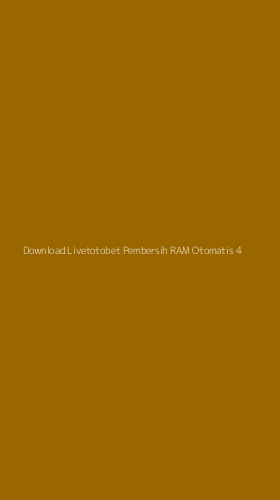 Tampilan Antarmuka Aplikasi Download Livetotobet Pembersih Ram Otomatis - 4