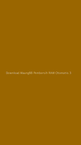 Tampilan Antarmuka Aplikasi Download Maung88 Pembersih Ram Otomatis - 3