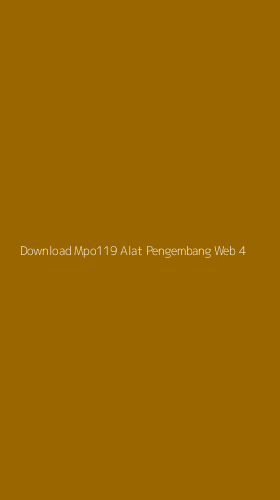 Tampilan Antarmuka Aplikasi Download Mpo119 Alat Pengembang Web - 4