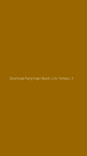 Tampilan Antarmuka Aplikasi Download Panjitogel Musik Lite Terbaru - 3