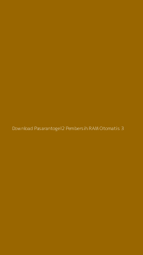 Tampilan Antarmuka Aplikasi Download Pasarantogel2 Pembersih Ram Otomatis - 3