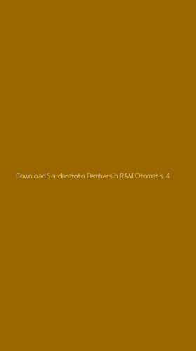 Tampilan Antarmuka Aplikasi Download Saudaratoto Pembersih Ram Otomatis - 4