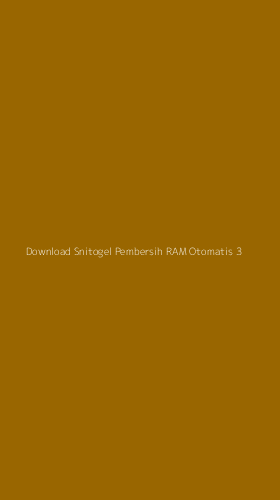 Tampilan Antarmuka Aplikasi Download Snitogel Pembersih Ram Otomatis - 3