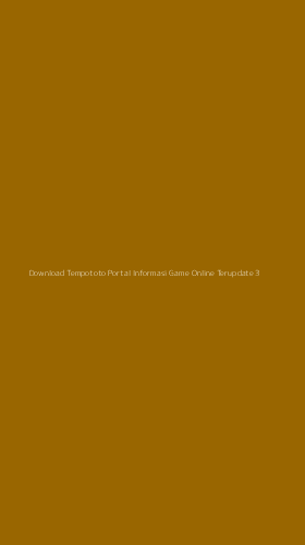 Tampilan Antarmuka Aplikasi Download Tempototo Portal Informasi Game Online Terupdate - 3