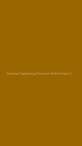 Tampilan Antarmuka Aplikasi Download Togelpakong2 Pembersih Ram Otomatis - 4