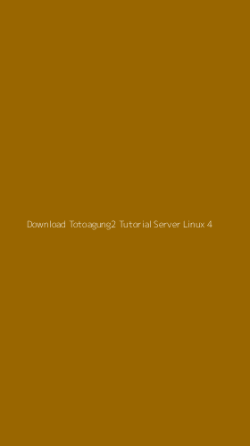 Tampilan Antarmuka Aplikasi Download Totoagung2 Tutorial Server Linux - 4