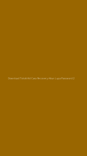 Tampilan Antarmuka Aplikasi Download Totokl4d Cara Recovery Akun Lupa Password - 2