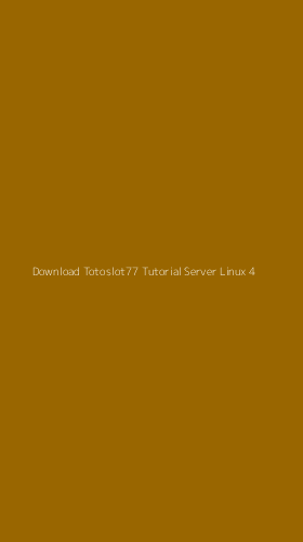 Tampilan Antarmuka Aplikasi Download Totoslot77 Tutorial Server Linux - 4
