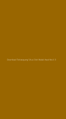 Tampilan Antarmuka Aplikasi Download Totowayang Situs Slot Modal Awal Kecil - 3