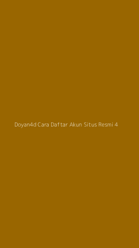 Tampilan Antarmuka Aplikasi Doyan4d Cara Daftar Akun Situs Resmi - 4