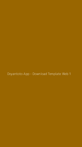 Tampilan Antarmuka Aplikasi Doyantoto App - Download Template Web - 1