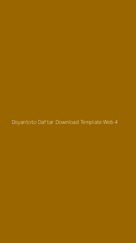 Tampilan Antarmuka Aplikasi Doyantoto Daftar Download Template Web - 4