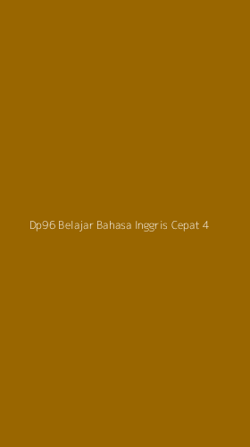Tampilan Antarmuka Aplikasi Dp96 Belajar Bahasa Inggris Cepat - 4