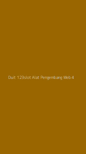 Tampilan Antarmuka Aplikasi Duit 123slot Alat Pengembang Web - 4