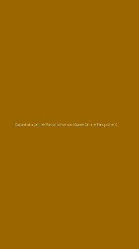 Tampilan Antarmuka Aplikasi Dukuntoto Online Portal Informasi Game Online Terupdate - 4