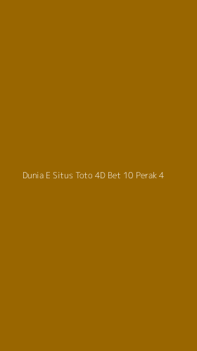 Tampilan Antarmuka Aplikasi Dunia E Situs Toto 4d Bet 10 Perak - 4