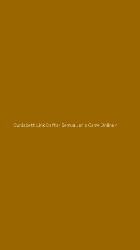 Tampilan Antarmuka Aplikasi Duniabett Link Daftar Semua Jenis Game Online - 4