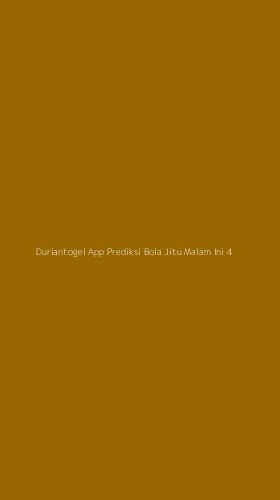 Tampilan Antarmuka Aplikasi Duriantogel App Prediksi Bola Jitu Malam Ini - 4