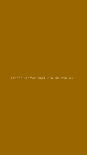Tampilan Antarmuka Aplikasi Duta777 Cara Main Togel Colok Jitu Pemula - 2