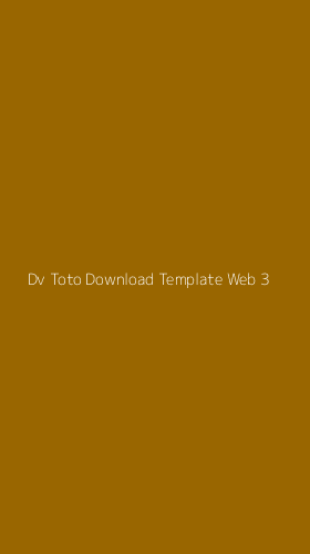 Tampilan Antarmuka Aplikasi Dv Toto Download Template Web - 3