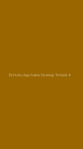 Tampilan Antarmuka Aplikasi Dvttoto App Game Strategi Terbaik - 4