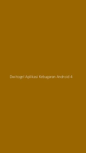 Tampilan Antarmuka Aplikasi Dwitogel Aplikasi Kebugaran Android - 4