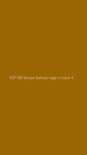 Tampilan Antarmuka Aplikasi Egp188 Belajar Bahasa Inggris Cepat - 4