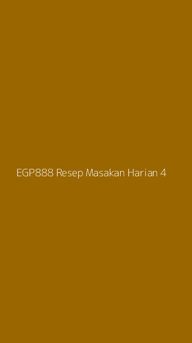 Tampilan Antarmuka Aplikasi Egp888 Resep Masakan Harian - 4