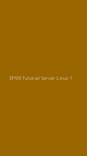 Tampilan Antarmuka Aplikasi Ep99 Tutorial Server Linux - 1