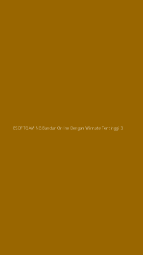 Tampilan Antarmuka Aplikasi Esoftgaming Bandar Online Dengan Winrate Tertinggi - 3