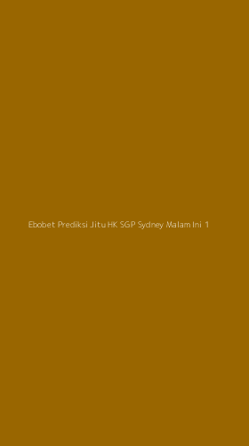 Tampilan Antarmuka Aplikasi Ebobet Prediksi Jitu Hk Sgp Sydney Malam Ini - 1