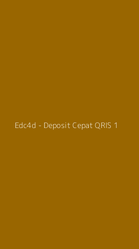 Tampilan Antarmuka Aplikasi Edc4d - Deposit Cepat QRIS - 1