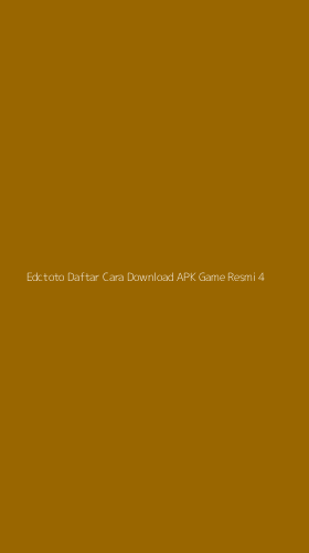 Tampilan Antarmuka Aplikasi Edctoto Daftar Cara Download Apk Game Resmi - 4