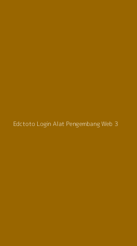 Tampilan Antarmuka Aplikasi Edctoto Login Alat Pengembang Web - 3
