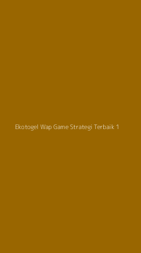 Tampilan Antarmuka Aplikasi Ekotogel Wap Game Strategi Terbaik - 1