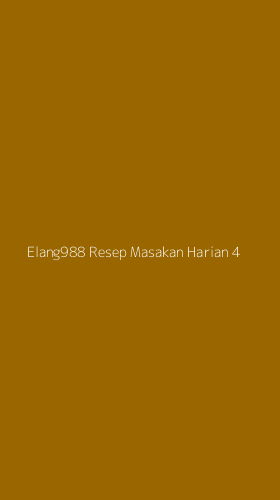 Tampilan Antarmuka Aplikasi Elang988 Resep Masakan Harian - 4