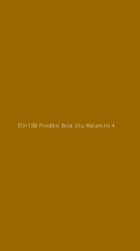 Tampilan Antarmuka Aplikasi Elin188 Prediksi Bola Jitu Malam Ini - 4
