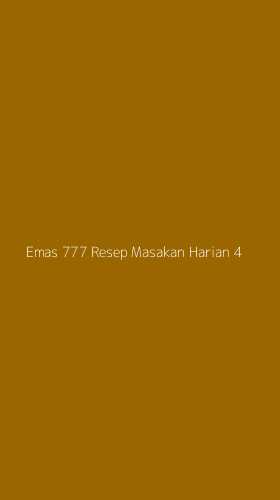Tampilan Antarmuka Aplikasi Emas 777 Resep Masakan Harian - 4