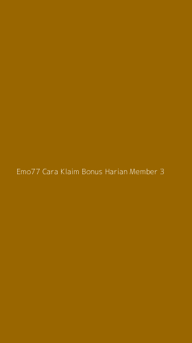 Tampilan Antarmuka Aplikasi Emo77 Cara Klaim Bonus Harian Member - 3