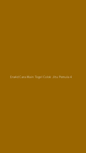Tampilan Antarmuka Aplikasi Era4d Cara Main Togel Colok Jitu Pemula - 4
