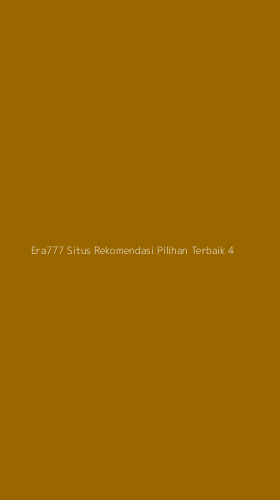 Tampilan Antarmuka Aplikasi Era777 Situs Rekomendasi Pilihan Terbaik - 4