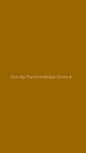 Tampilan Antarmuka Aplikasi Erek Api Platform Belajar Online - 4